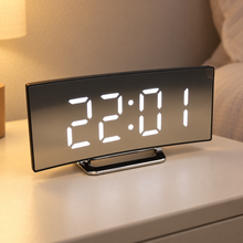 Eclipse Mirror LED Alarm Clock