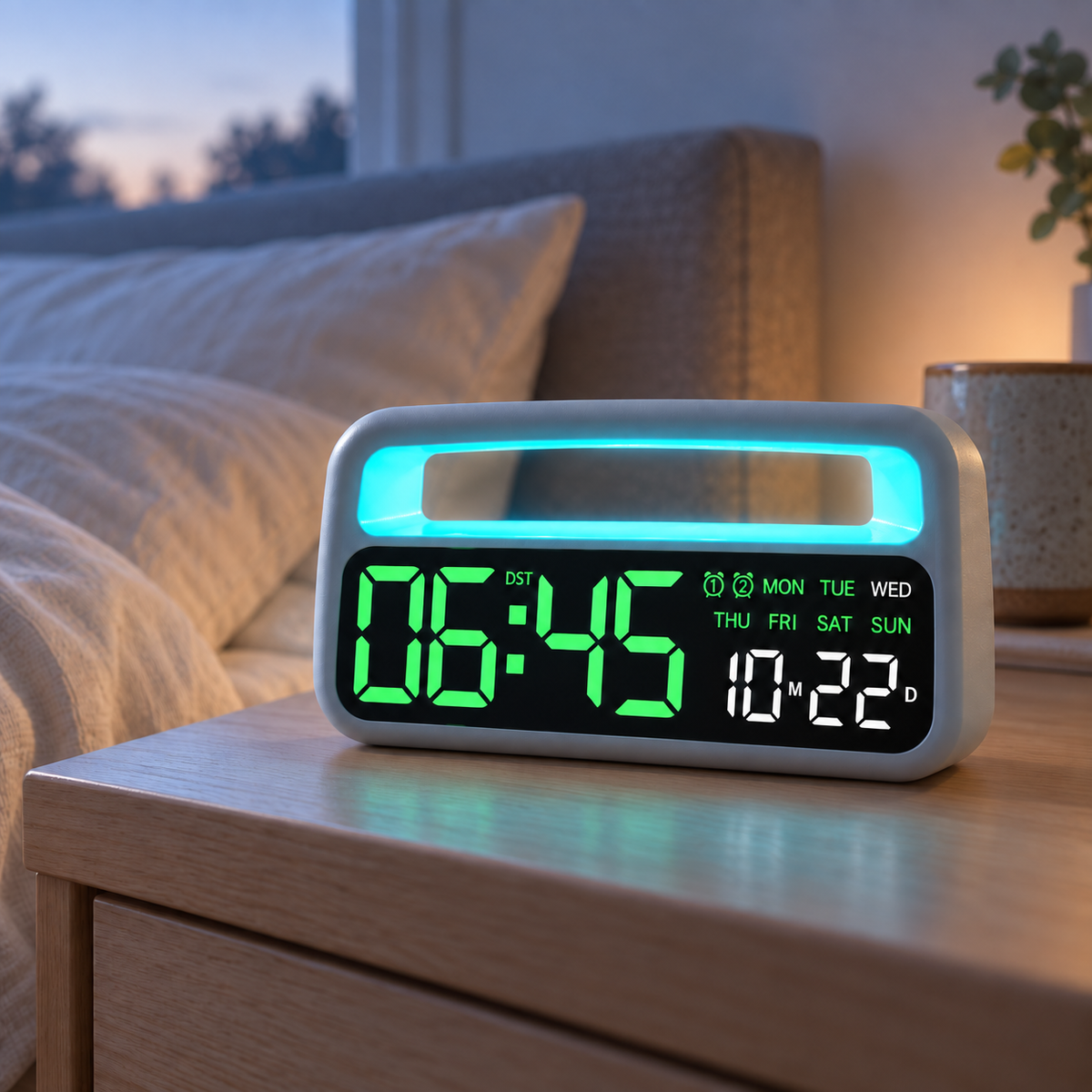 Galatea LED Alarm Clock