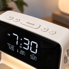 Pulsar Wireless Charging Alarm Clock