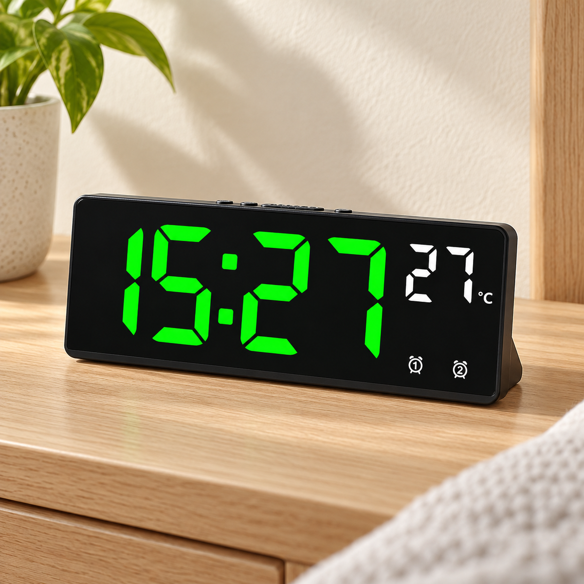 Quasar Large Display Alarm Clock