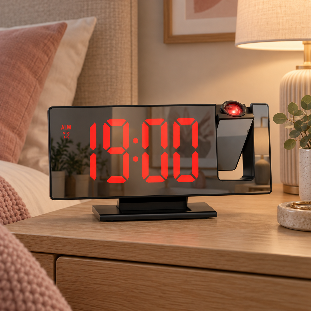 Selene Mirror Alarm Clock