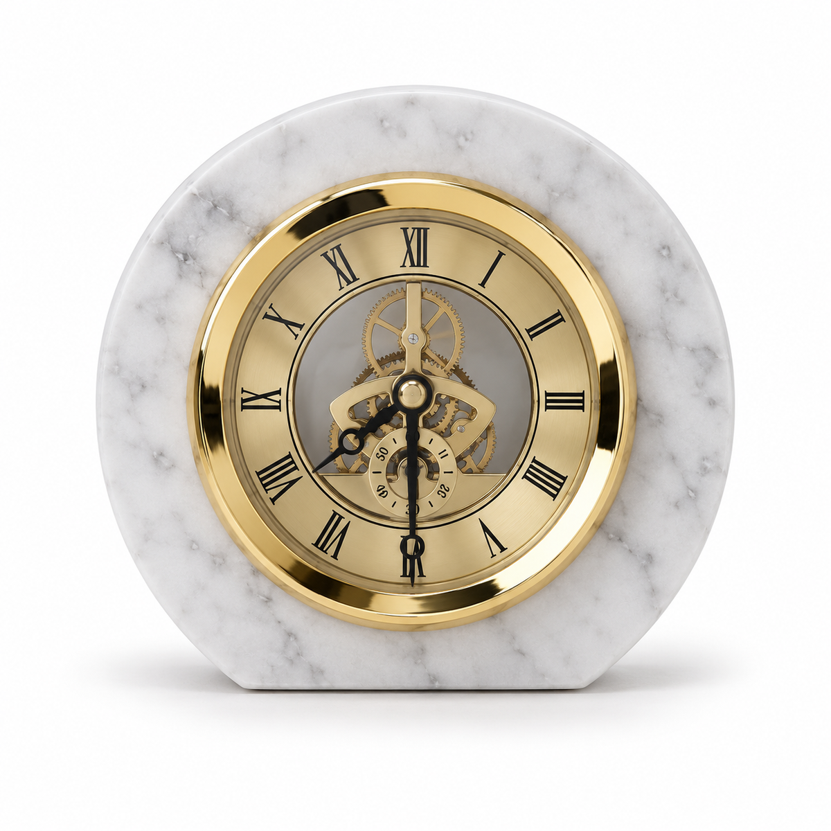 Halley Skeleton Table Clock