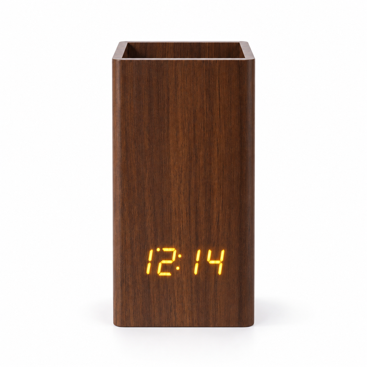 Lyra Desk Clock & Pen Holder