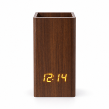 Lyra Desk Clock & Pen Holder