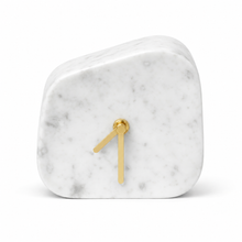 Stratus Marble-Look Table Clock