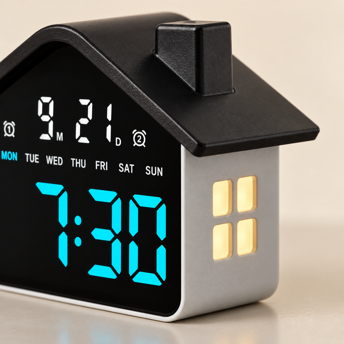 Vesta House Alarm Clock