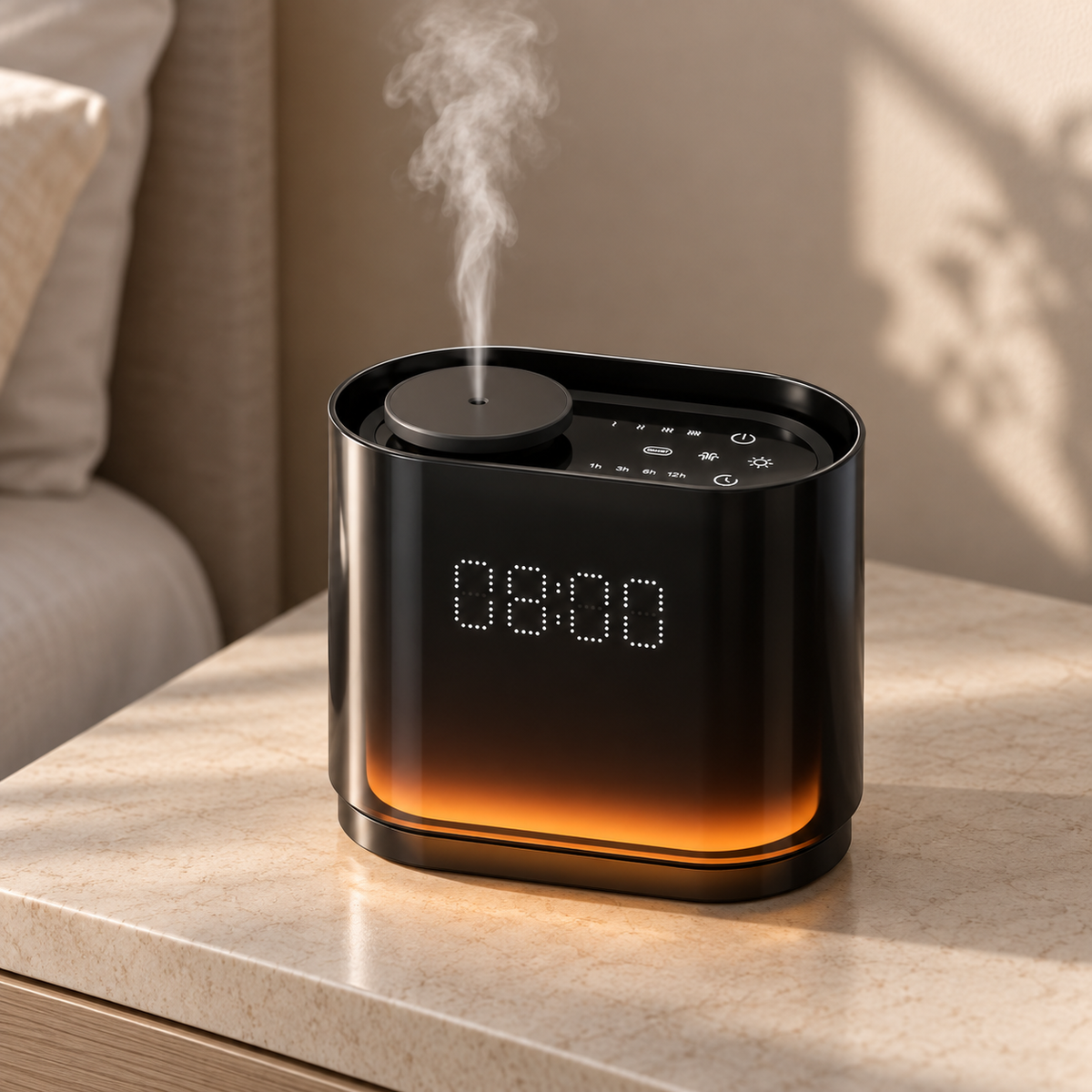 Nimbus Aroma Diffuser Night-Light Clock