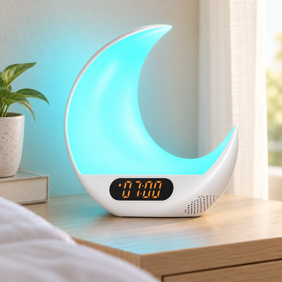 Luna Night Light Alarm Clock
